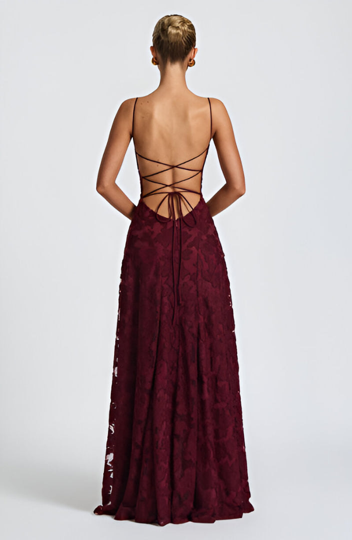 Francisca | Lace Corset Maxi Dress
