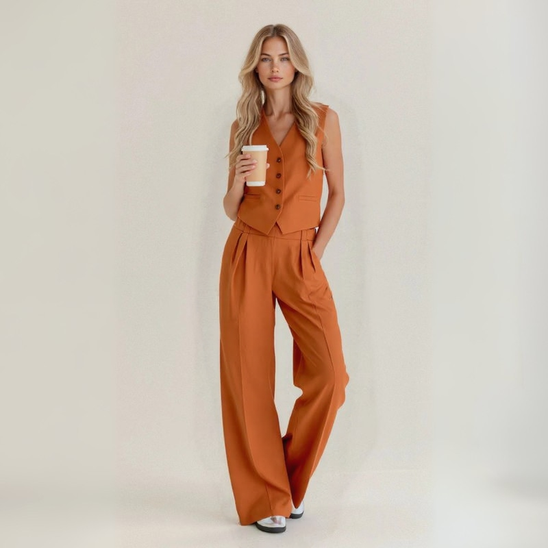 Valentina |  Casual outfit in handmade linen