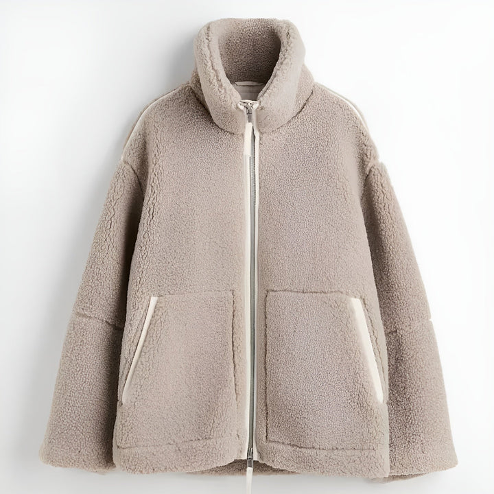 Sophie – Soft teddy coat