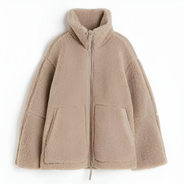 Sophie – Soft teddy coat