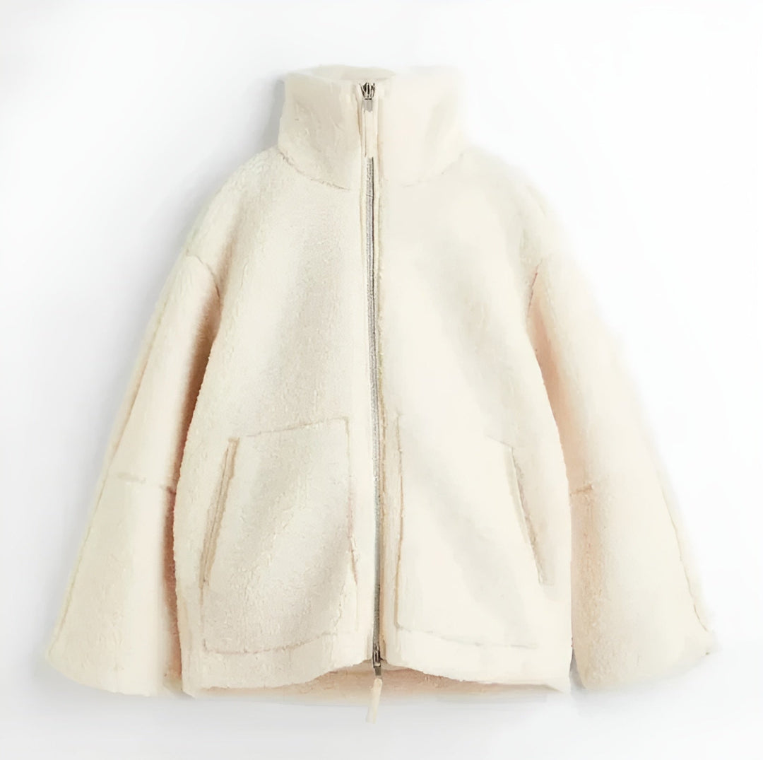 Sophie – Soft teddy coat