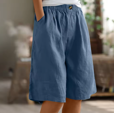 Sierra Breeze Linen Shorts – Wide leisure shorts
