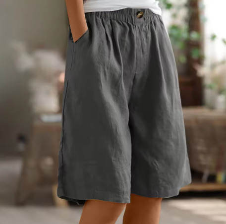 Sierra Breeze Linen Shorts – Wide leisure shorts