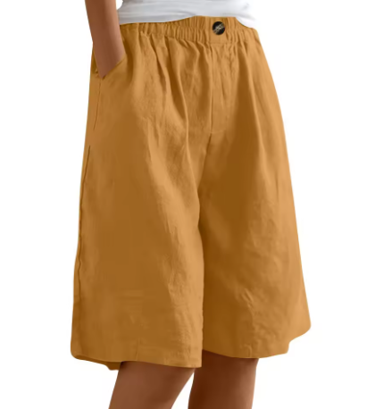 Sierra Breeze Linen Shorts – Wide leisure shorts