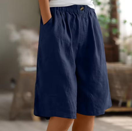Sierra Breeze Linen Shorts – Wide leisure shorts