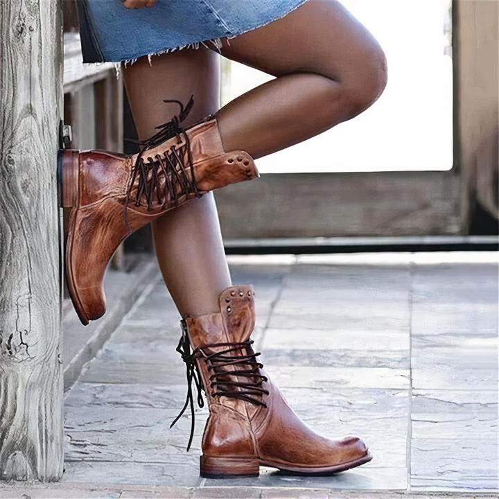 Long leather boots - Bailey