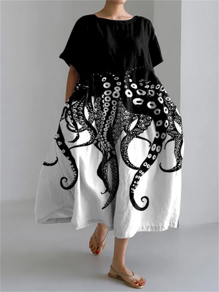 CATERINA | Summer Floral Dress with Flattering Cut and Freedom of Movement
