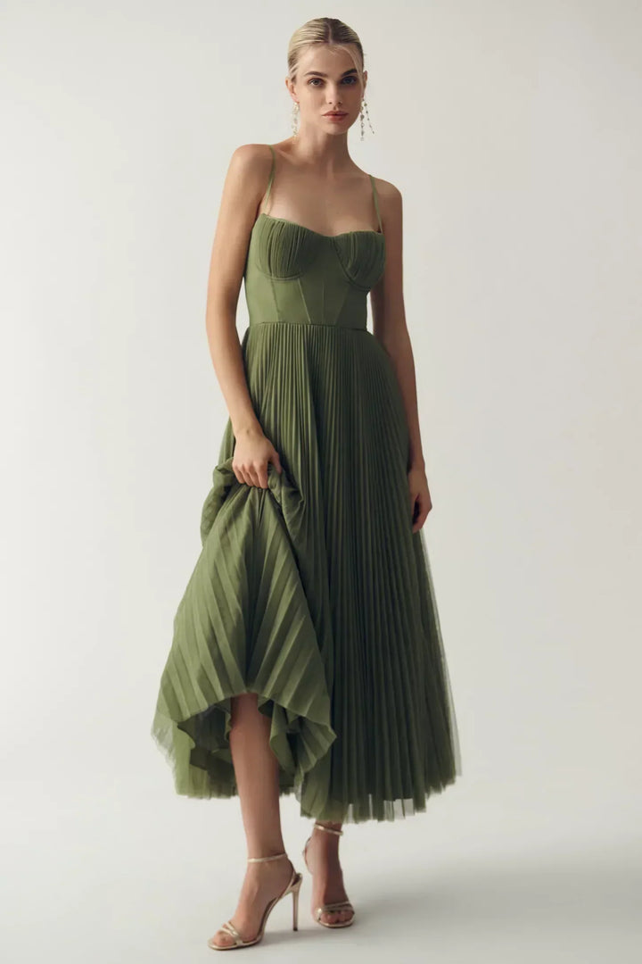 Olyvia – Modern Elegance — Open Back Dress