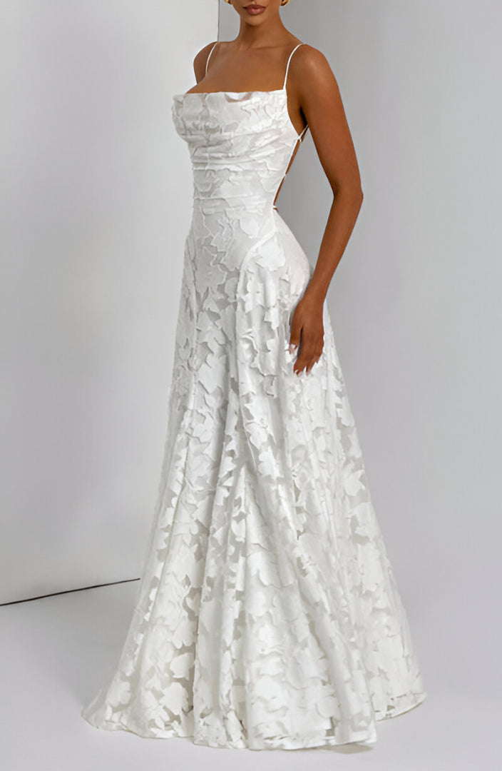 Francisca | Lace Corset Maxi Dress