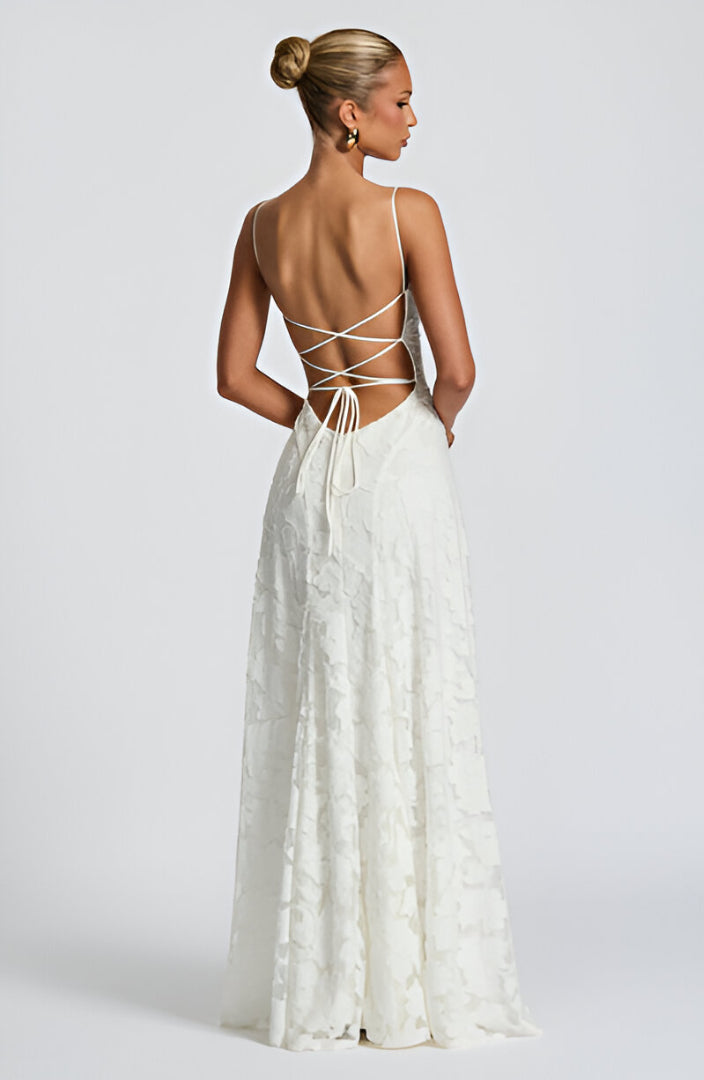 Francisca | Lace Corset Maxi Dress